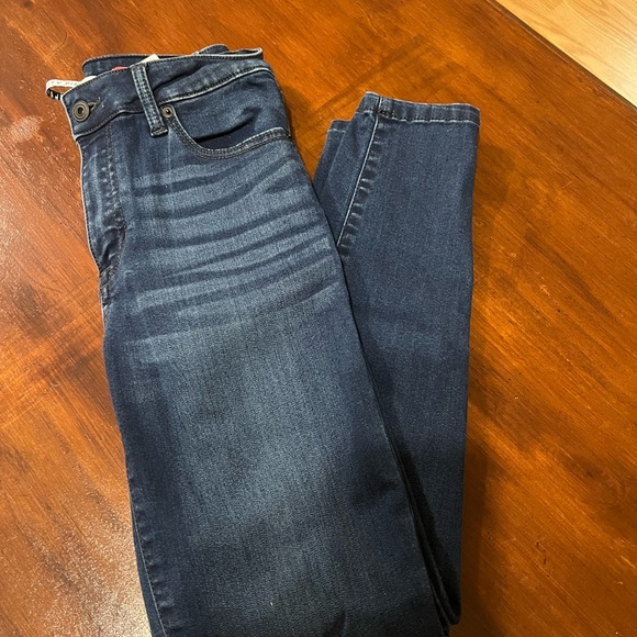 Dark Wash Denim Jeans - Picture 2 of 4